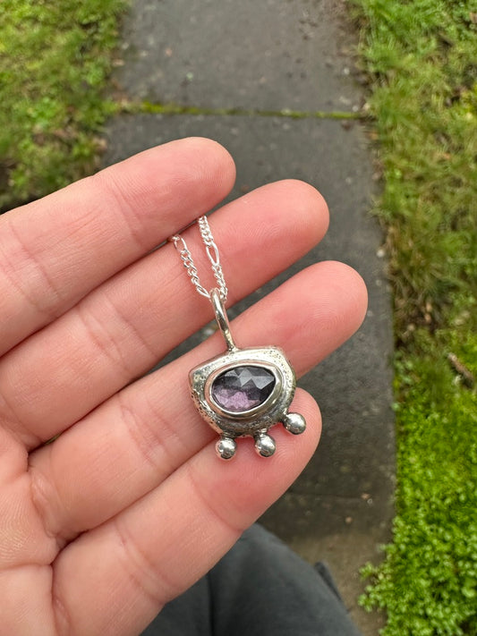 Nugget necklace | Zircon