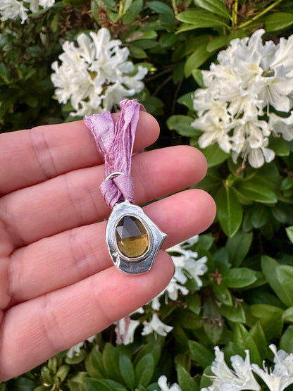 Silk threader | Honey citrine