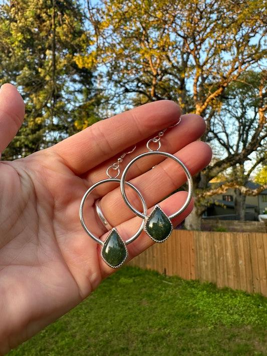 Plain Jane hoops | Jadeite