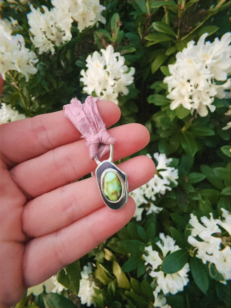 Silk threader | Palomino variscite