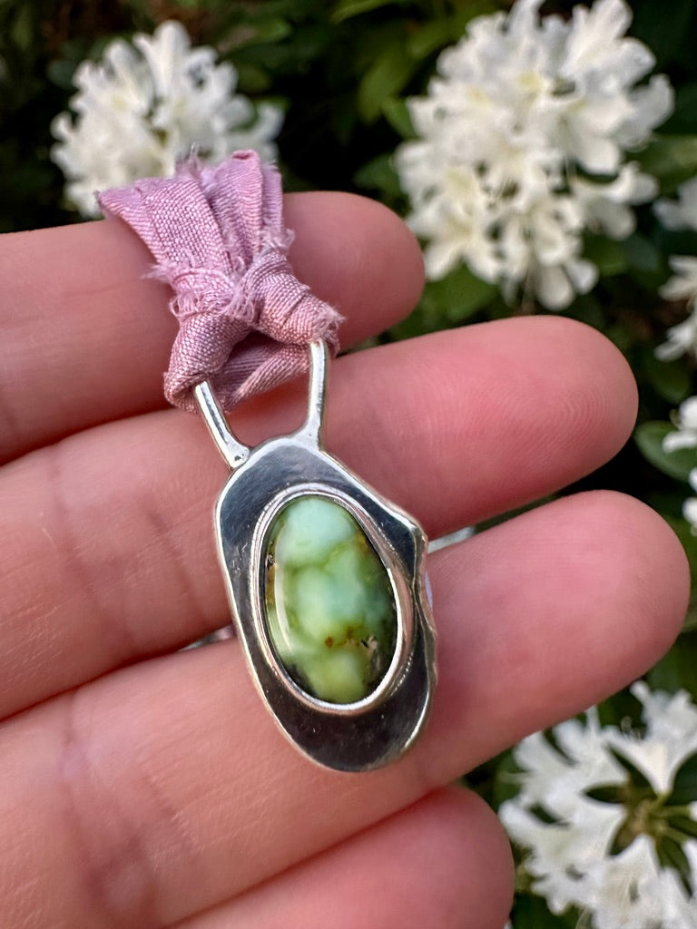Silk threader | Palomino variscite