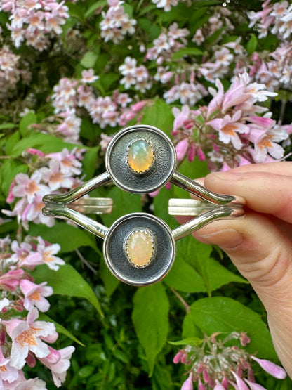 Spacey cuff | Ethiopian opals
